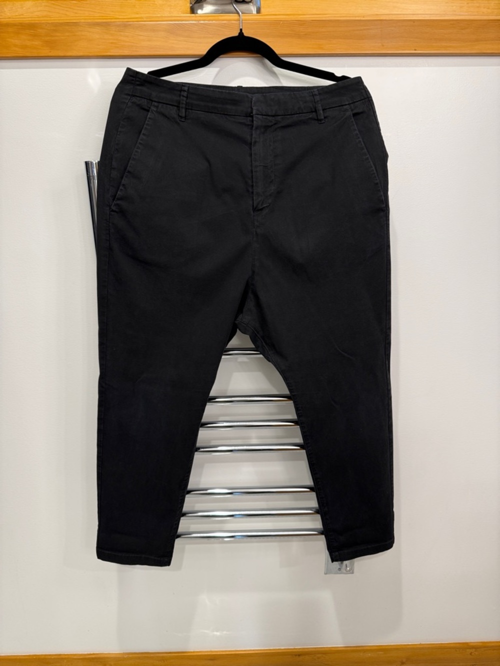 Nili Lotan Black Women's Chino Pants